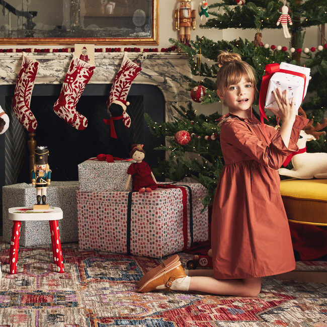 Handpainted Wooden Stool, Lost Hat