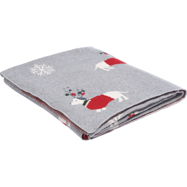 Sleighbells Throw, Grey