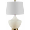 Demra Table Lamp, White - Lighting - 1 - thumbnail