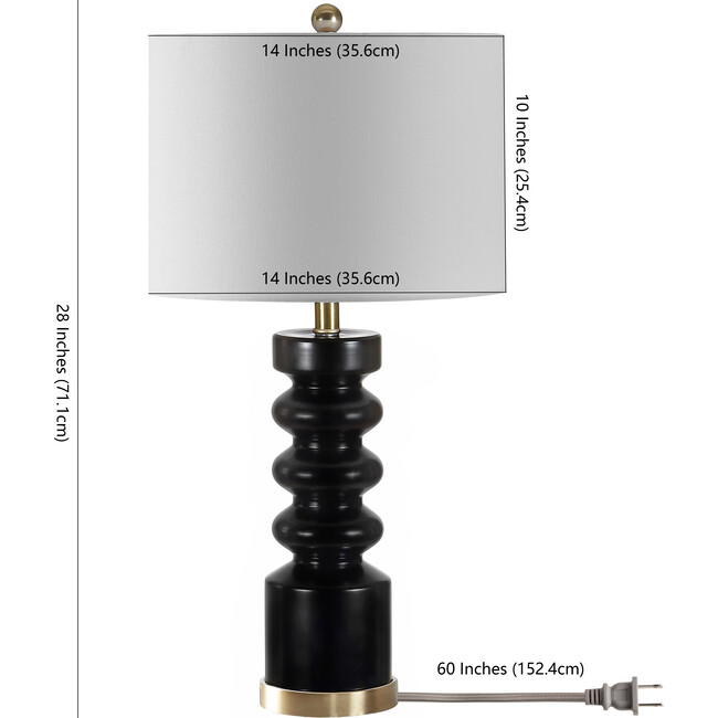 Frayen Table Lamp, Black - Lighting - 3