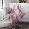 Denita Throw Blanket, Purple - Throws - 2 - thumbnail
