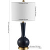 Gaetna Table Lamp, Navy - Lighting - 3 - thumbnail