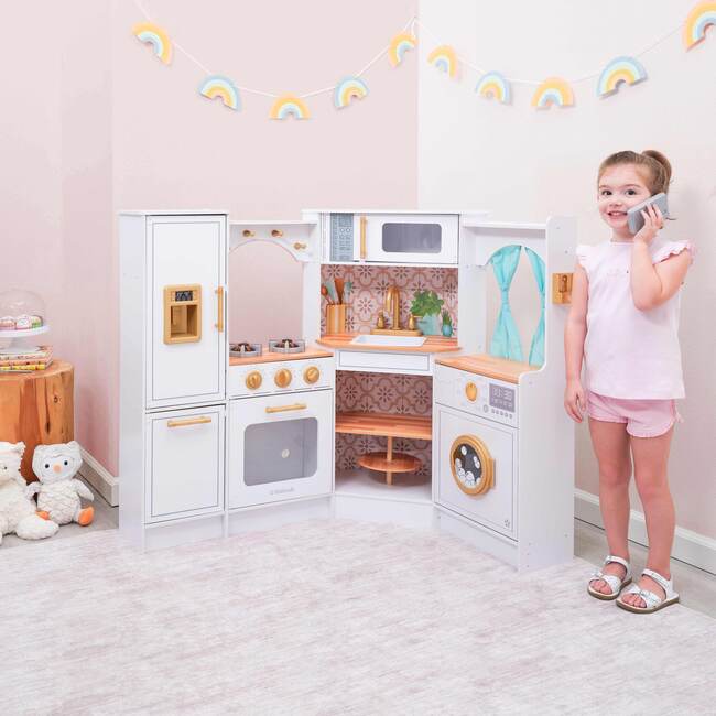 Ultimate Corner Kitchen - White - Play Kitchens - 2