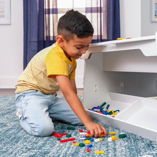 Building Bricks Play N Store Mega Table - Play Tables - 5
