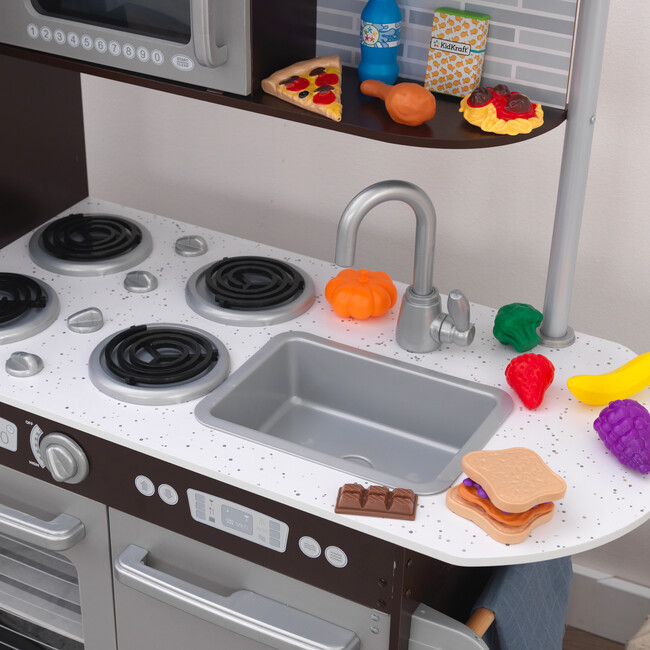 Uptown Kitchen with 30 Piece Play Food - Play Kitchens - 3