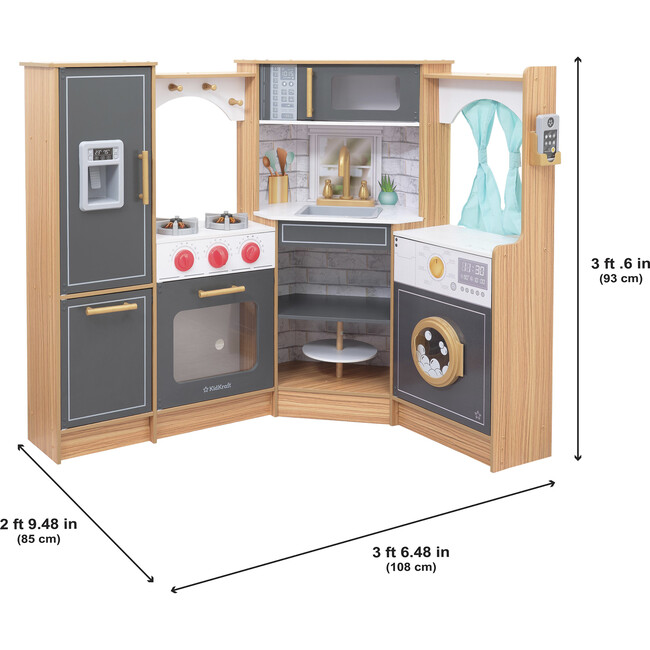 Ultimate Corner Kitchen - Natural - Play Kitchens - 7