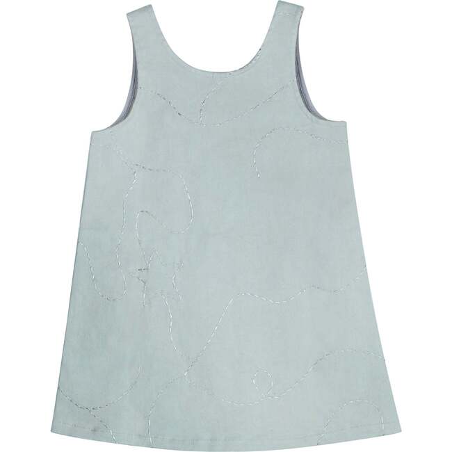 Grey Twinkle Stars Denim Dress