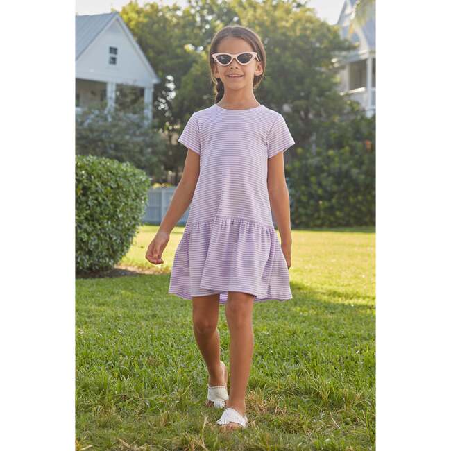 Chanel T-Shirt Dress, Lavender Stripe
