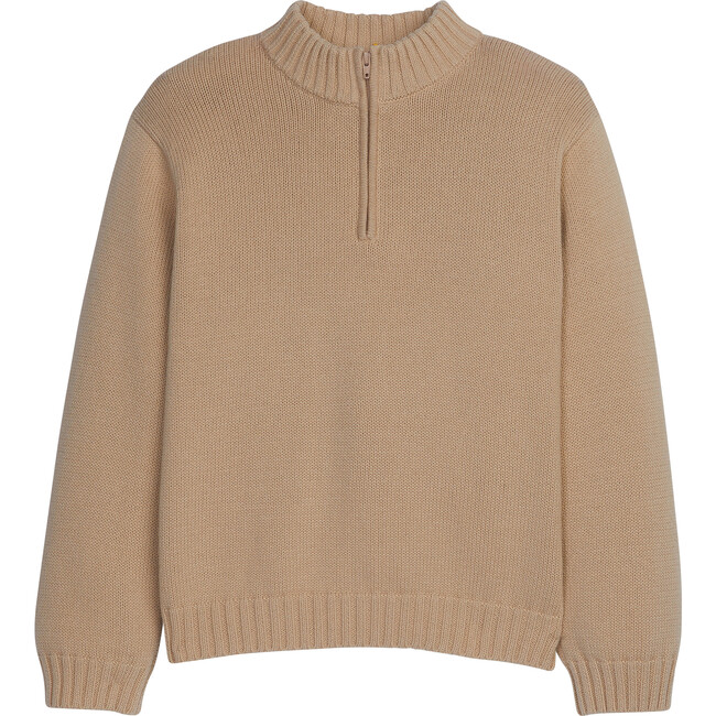 Quarter Zip Sweater, Oatmeal