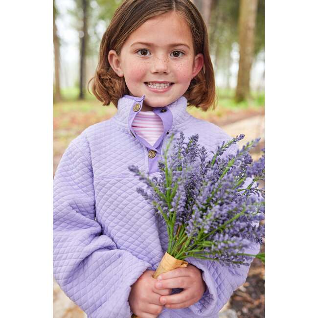 Classic Quilted Pullover, Lavender / Lilac