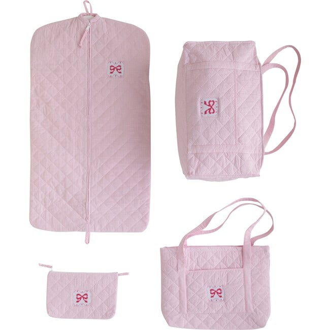 Quilted Luggage Full Set, Bow