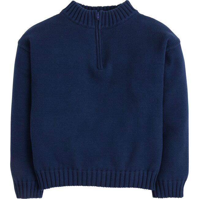 Quarter Zip Sweater, Navy