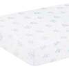 Pima Crib Sheet, Blue Bow Bouquet - Crib Sheets - 1 - thumbnail
