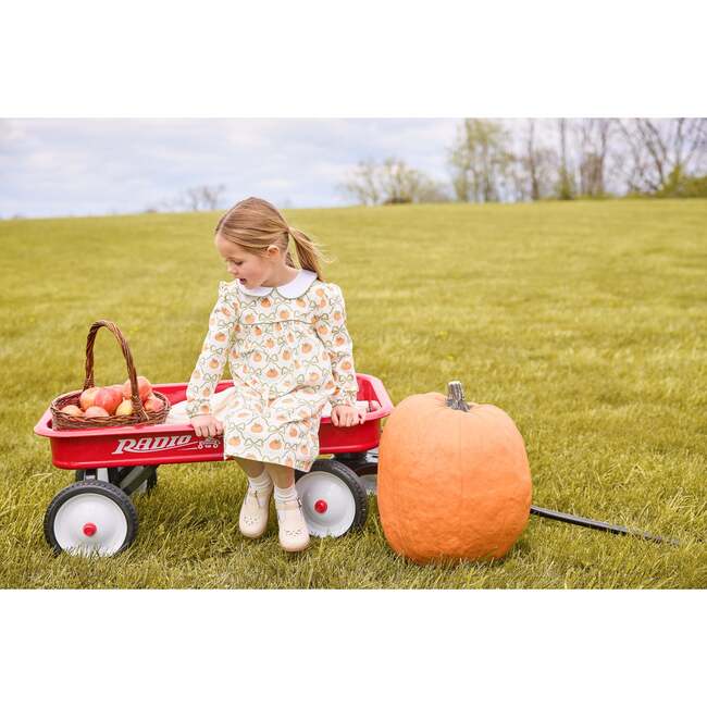 Evelyn Dress, Pumpkin Trellis