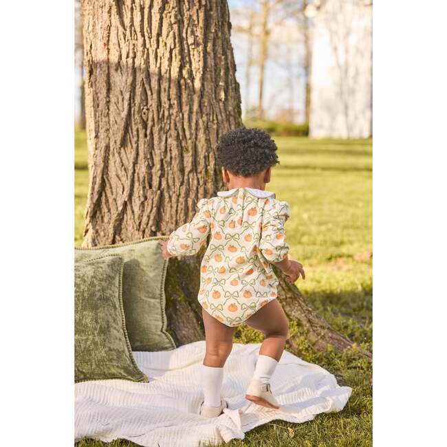 Evelyn Bubble, Pumpkin Trellis - Onesies - 4
