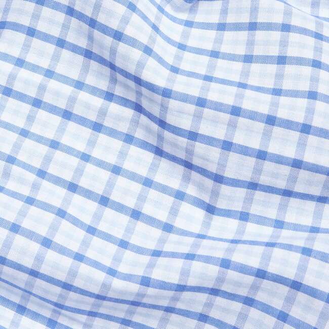 Ruffled Peter Pan Blouse, Woodberry Plaid - Blouses - 4