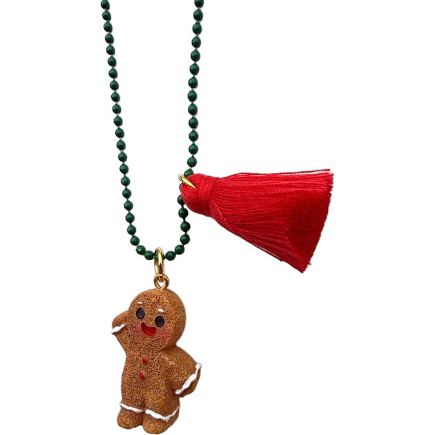Holiday Gingerbread Necklace