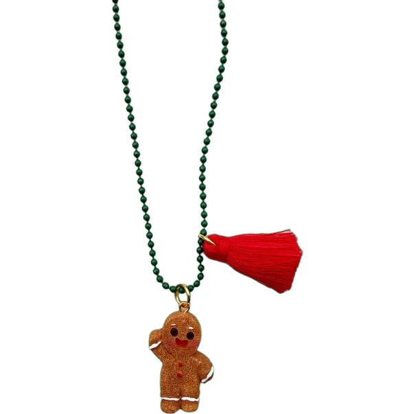 Holiday Gingerbread Necklace - Necklaces - 2