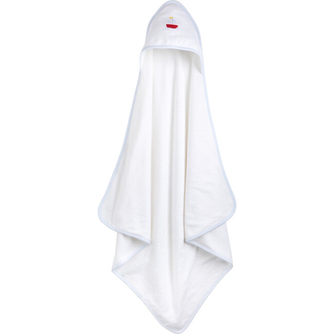 Hooded Towel, Sailboat