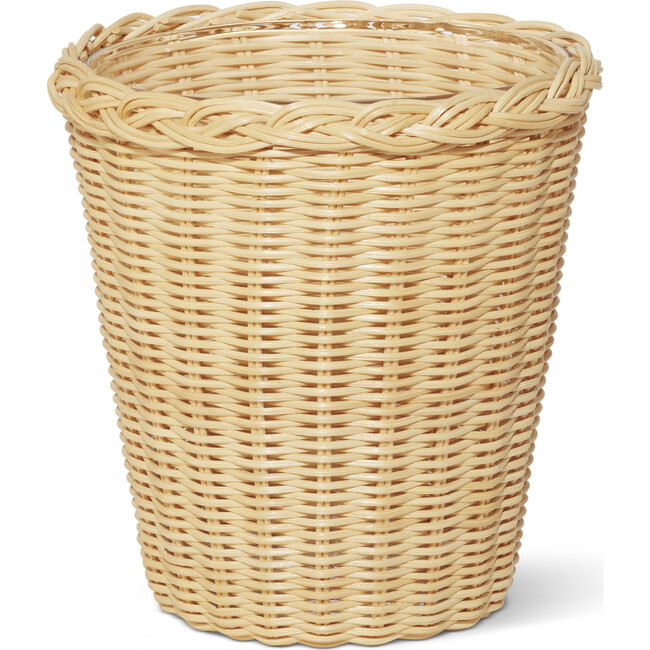 Freya Wicker Small Vase, Natural - Accents - 1
