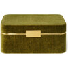 Beauvais Velvet Jewelry Box, Moss - Accents - 1 - thumbnail