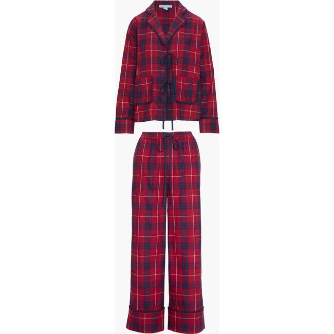The Steffy PJ Set, Cherry Tartan
