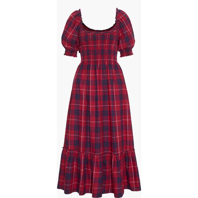 The Louisa Nap Dress, Cherry Tartan