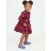 The Tiny Viviana Nap Dress, Cherry Tartan - Dresses - 2