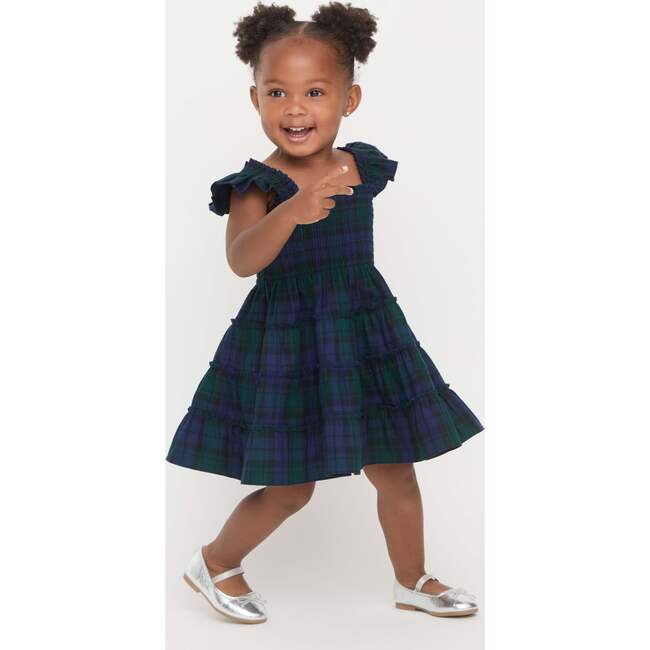 The Tiny Ellie Nap Dress, Blackwatch Tartan - Dresses - 2