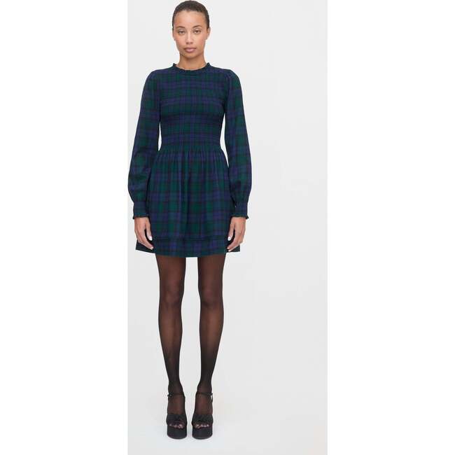 The Lilia Nap Dress, Blackwatch Tartan - Dresses - 2