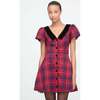 The Samantha Dress, Cherry Tartan - Dresses - 2