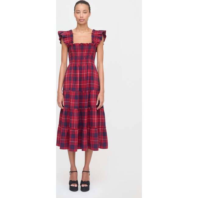 The Ellie Nap Dress, Cherry Tartan - Dresses - 2