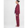 The Steffy PJ Set, Cherry Tartan - Pajamas - 4