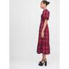The Louisa Nap Dress, Cherry Tartan - Dresses - 4
