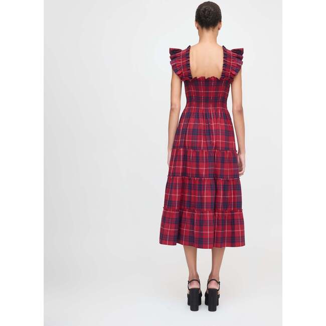 The Ellie Nap Dress, Cherry Tartan - Dresses - 4