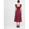 The Ellie Nap Dress, Cherry Tartan - Dresses - 4