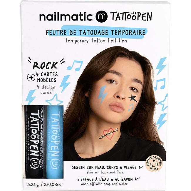 Tattoo Pen Set for Kids ROCK, Multi