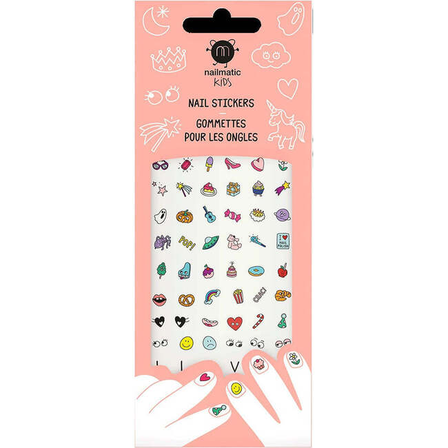 Nail Stickers for Kids MAGIC NAILS, Multi