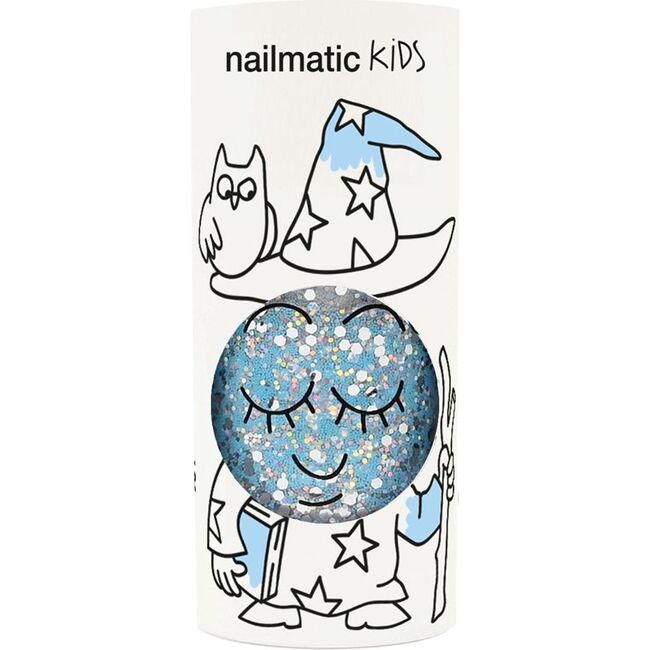 Nail Polish for Kids Glitter Blue, Blue
