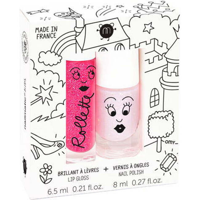 Nail Polish and Lip Gloss Set for Kids FAIRYTALES, Multi