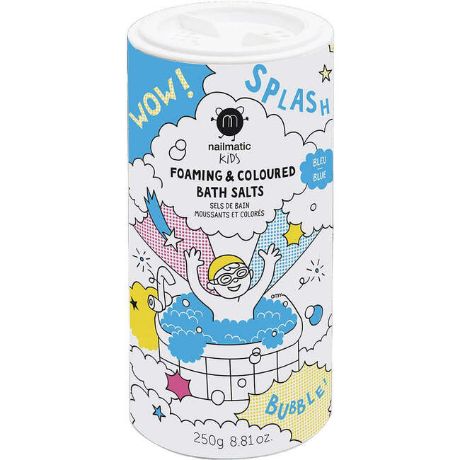 Bath Salts for Kids FOAMING Blue, Blue