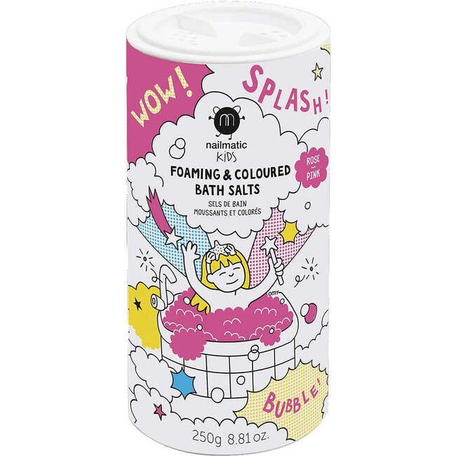 Bath Salts for Kids FOAMING Pink, Pink