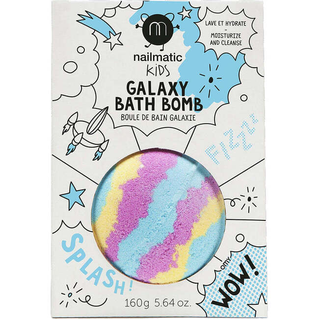 Bath Bomb for Kids GALAXY ORIGINAL Blue Yellow, Multi