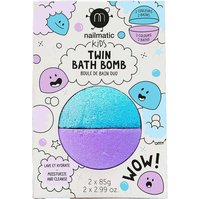 Bath Bomb for Kids DUOS Blue and Violet, Multi