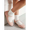 Girls Suede Piped Mary-Jane Shoes, Pink - Mary Janes - 6
