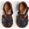 Leather Fishermans Sandals in Navy - Sandals - 1 - thumbnail