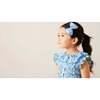Olivia Floral Smocked Ruffle Collar Sleeveless Dress in Blue - Dresses - 7 - thumbnail