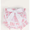 Audrey Toile Bow Detail Bloomers in Pink - Bloomers - 1 - thumbnail