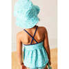 Adelaide Floral Beach Hat in Green - Sun Hats - 2 - thumbnail