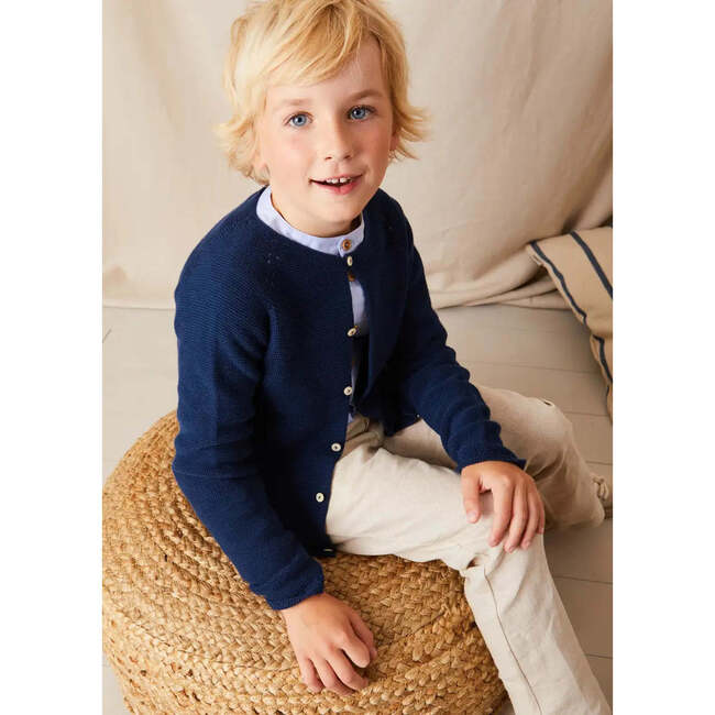 Plain Pocket Detail Trousers in White